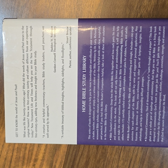 New Testament Life & Times Lawrence O. Richards - Picture 5 of 7